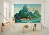 Disney Peter Pan and the lost boys Interieur Fotobehang DX8 234 | Yourdecoration.nl
