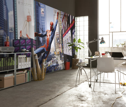 Marvel Spider Man City Swing Interieur umor61 Fotobehang DX8 239 | Yourdecoration.nl