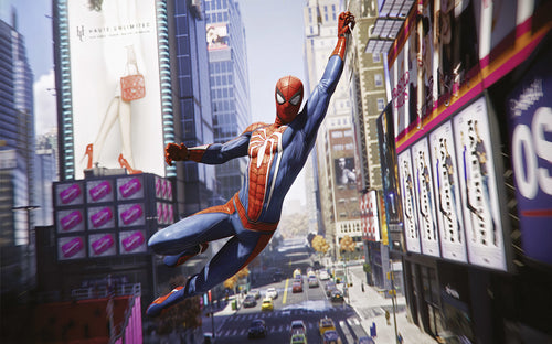 Marvel Spider Man City Swing Fotobehang DX8 239 | Yourdecoration.nl