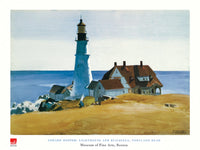 Edward Hopper  Lighthouse and Buildings Kunstdruk 80x60cm | Yourdecoration.nl