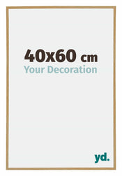 Evry Kunststof Fotolijst 40x60cm Beuken Licht Voorzijde Maat | Yourdecoration.nl