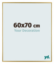 Evry Kunststof Fotolijst 60x70cm Goud Voorzijde Maat | Yourdecoration.nl