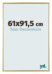 Evry Kunststof Fotolijst 61x91 5cm Goud Voorzijde Maat | Yourdecoration.nl