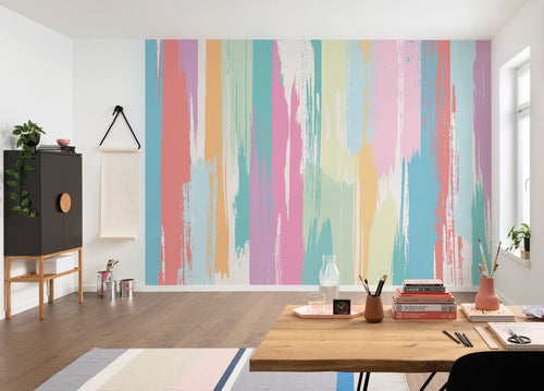 Fotobehang Color Rain 350x250cm FLX7 031 Sfeer | Yourdecoration.nl