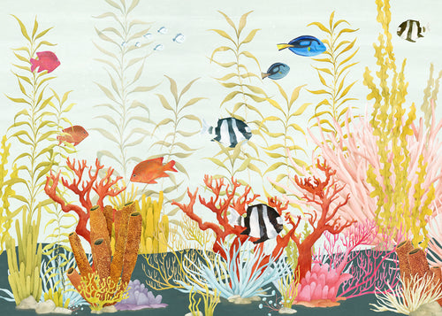 Fotobehang Coral World 350x250cm FLX7 022 | Yourdecoration.nl