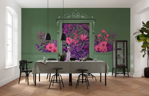 Fotobehang Duke Dude Green 400x250cm FLX8 002 Sfeer | Yourdecoration.nl