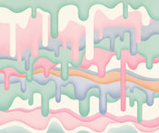Fotobehang Melt 300x250cm FLX6 035 | Yourdecoration.nl