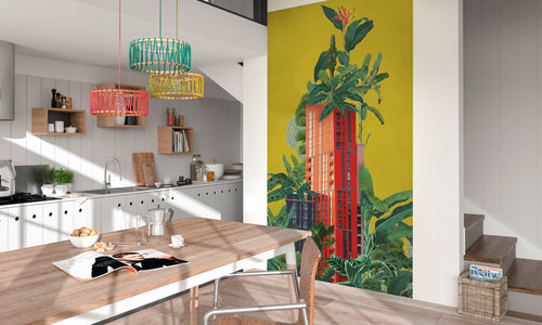 Fotobehang Plant House 150x250cm Komar FLX3 061 Sfeer | Yourdecoration.nl