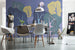 Fotobehang Purple Nights 350x250cm FLX7 017 Sfeer | Yourdecoration.nl
