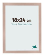 Fotolijst 18x24 cm Oudroze MDF Bologna Voorzijde Maat | Yourdecoration.nl