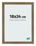 Fotolijst 18x24cm Brons Decor MDF Bologna Voorzijde Maat | Yourdecoration.nl