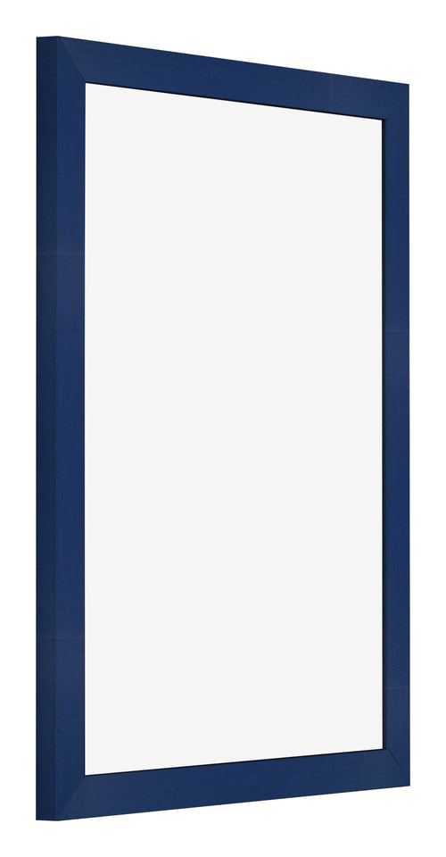 Fotolijst 18x24cm Donkerblauw Geveegd MDF Bologna Voorzijde Schuin | Yourdecoration.nl