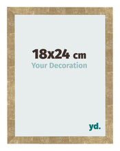 Fotolijst 18x24cm Goud Antiek MDF Bologna Voorzijde Maat | Yourdecoration.nl