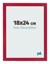 Fotolijst 18x24cm Rood MDF Bologna Voorzijde Maat | Yourdecoration.nl