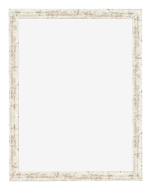 Fotolijst 18x24cm Wit Vintage MDF Bologna Voorzijde | Yourdecoration.nl