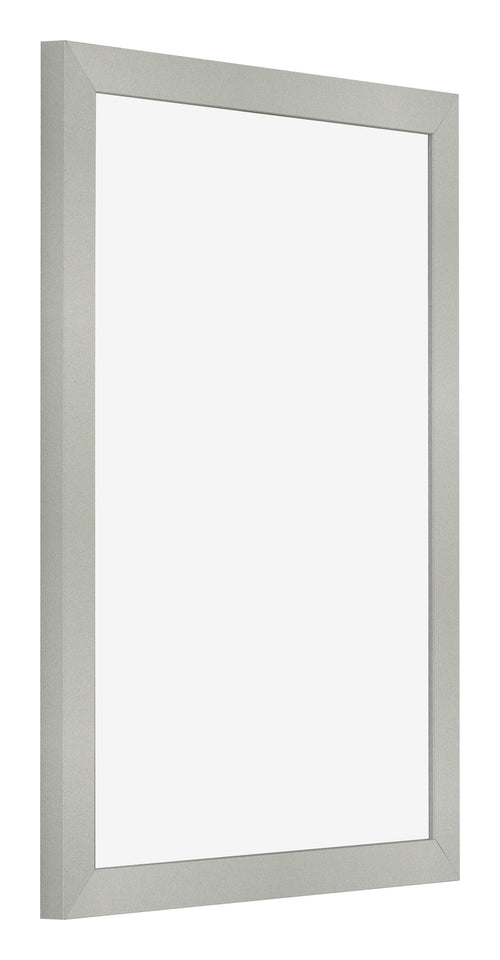 Fotolijst 18x24cm Zilver Mat MDF Bologna Voorzijde Schuin | Yourdecoration.nl