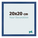Fotolijst 20x20 cm Donkerblauw MDF Bologna Voorzijde Maat | Yourdecoration.nl