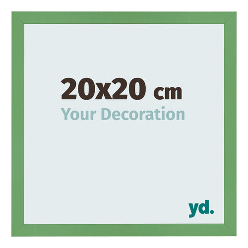 Fotolijst 20x20 cm Groen MDF Bologna Voorzijde Maat | Yourdecoration.nl