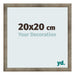 Fotolijst 20x20 cm Metaal Vintage MDF Bologna Voorzijde Maat | Yourdecoration.nl