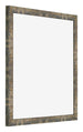 Fotolijst 20x20cm Blauw Goud Gemeleerd MDF Bologna Voorzijde Schuin | Yourdecoration.nl
