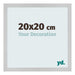 Fotolijst 20x20cm Edelstaal MDF Bologna Voorzijde Maat | Yourdecoration.nl