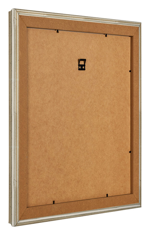 Fotolijst 20x20cm Metaalglans MDF Lazio Achterzijde Schuin | Yourdecoration.nl