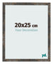 Fotolijst 20x25 cm Geoxideerd Metaal MDF Bologna Voorzijde Maat | Yourdecoration.nl
