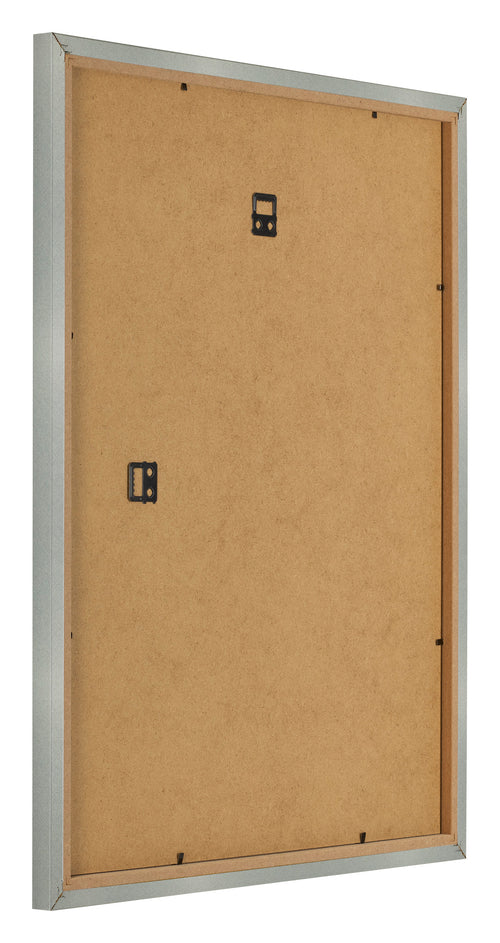Fotolijst 20x25cm Aluminium Geborsteld MDF Bologna Achterzijde Schuin | Yourdecoration.nl