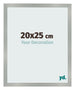 Fotolijst 20x25cm Aluminium Geborsteld MDF Bologna Voorzijde Maat | Yourdecoration.nl