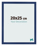 Fotolijst 20x25cm Donkerblauw Geveegd MDF Bologna Voorzijde Maat | Yourdecoration.nl