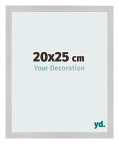 Fotolijst 20x25cm Edelstaal MDF Bologna Voorzijde Maat | Yourdecoration.nl