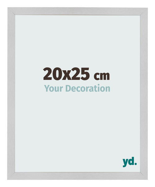 Fotolijst 20x25cm Edelstaal MDF Bologna Voorzijde Maat | Yourdecoration.nl