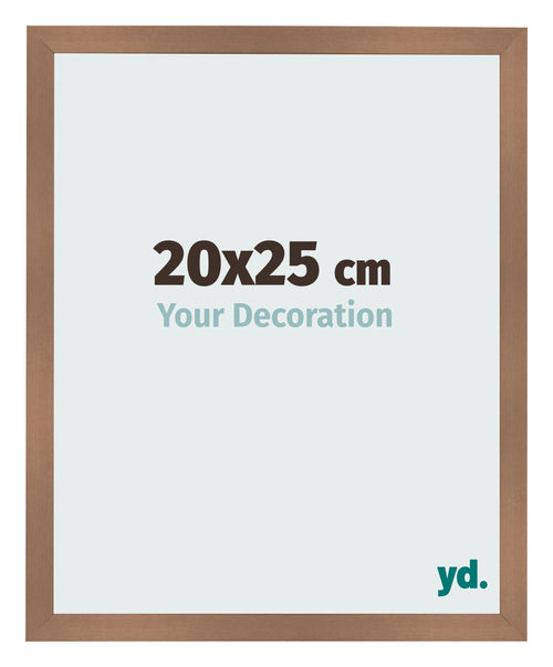 Fotolijst 20x25cm Koper Decor MDF Bologna Voorzijde Maat | Yourdecoration.nl
