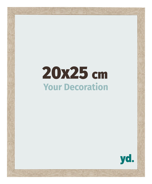 Fotolijst 20x25cm Sonoma Eiken MDF Bologna Voorzijde Maat | Yourdecoration.nl