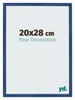 Fotolijst 20x28 cm Donkerblauw MDF Bologna Voorzijde Maat | Yourdecoration.nl