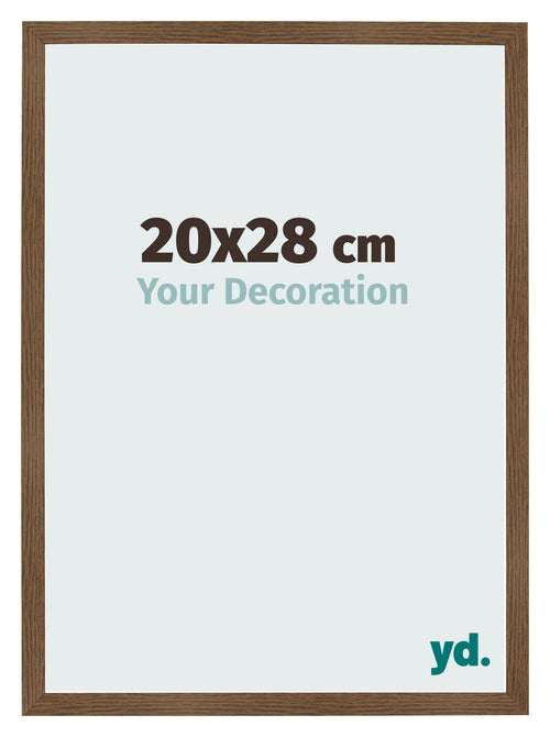 Fotolijst 20x28 cm Eiken Rustiek MDF Bologna Voorzijde Maat | Yourdecoration.nl