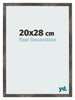 Fotolijst 20x28 cm Geoxideerd Metaal MDF Bologna Voorzijde Maat | Yourdecoration.nl