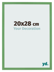 Fotolijst 20x28 cm Groen MDF Bologna Voorzijde Maat | Yourdecoration.nl