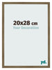 Fotolijst 20x28cm Brons Decor MDF Bologna Voorzijde Maat | Yourdecoration.nl