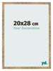 Fotolijst 20x28cm Goud Antiek MDF Bologna Voorzijde Maat | Yourdecoration.nl