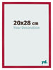 Fotolijst 20x28cm Rood MDF Bologna Voorzijde Maat | Yourdecoration.nl