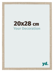 Fotolijst 20x28cm Sonoma Eiken MDF Bologna Voorzijde Maat | Yourdecoration.nl