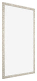 Fotolijst 20x28cm Wit Vintage MDF Bologna Voorzijde Schuin | Yourdecoration.nl