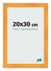 Fotolijst 20x30cm Oranje MDF Pisa Voorzijde Maat | Yourdecoration.nl