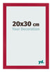 Fotolijst 20x30cm Rood MDF Bologna Voorzijde Maat | Yourdecoration.nl
