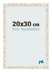 Fotolijst 20x30cm Wit Vintage MDF Bologna Voorzijde Maat | Yourdecoration.nl