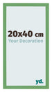 Fotolijst 20x40 cm Groen MDF Bologna Voorzijde Maat | Yourdecoration.nl