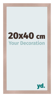 Fotolijst 20x40 cm Oudroze MDF Bologna Voorzijde Maat | Yourdecoration.nl