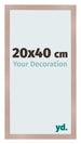 Fotolijst 20x40 cm Oudroze MDF Bologna Voorzijde Maat | Yourdecoration.nl