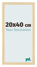 Fotolijst 20x40cm Beuken Decor MDF Bologna Voorzijde Maat | Yourdecoration.nl